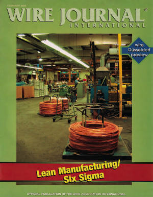 Wire Journal Lean Manufacturing Six Sigma