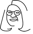 Carole Anton line art